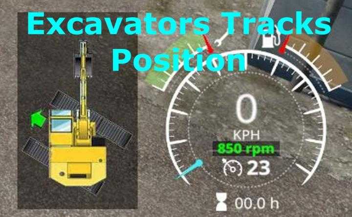 FS19 – Excavators Tracks Position V1.1