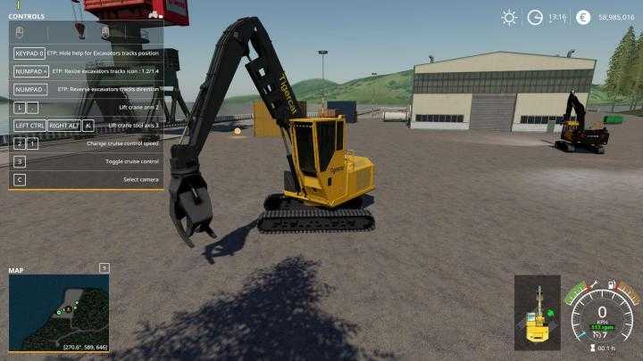 FS19 – Excavators Tracks Position V1.1