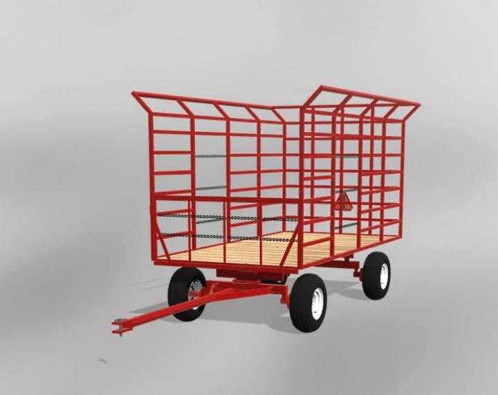 FS19 – Ez Trail Hay Rack V2