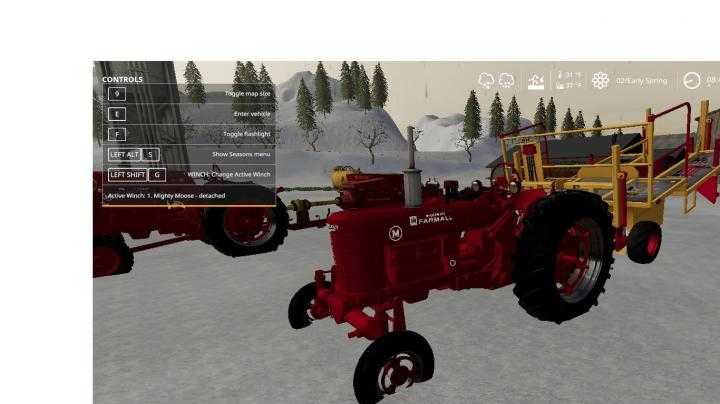 FS19 – Farmall M Tractor V2