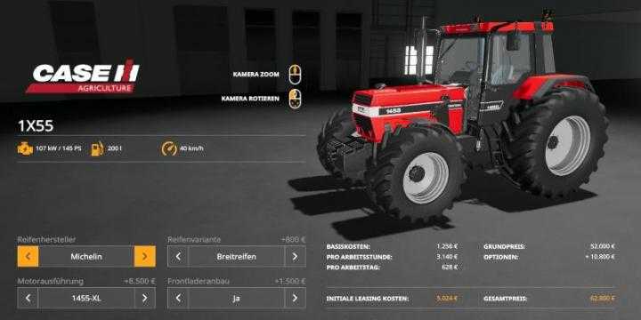 FS19 – [Fbm Team] Case Ih 1X55 V1