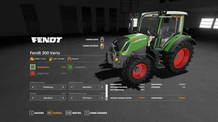 FS19 – [Fbm Team] Fendt Vario 300 V1