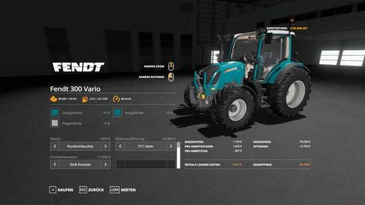 FS19 – [Fbm Team] Fendt Vario 300 V1