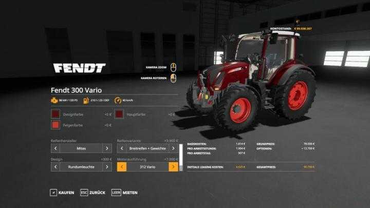 FS19 – [Fbm Team] Fendt Vario 300 V1