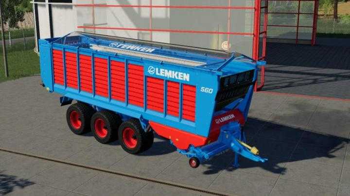 FS19 – Lemken 560 Trailer V1