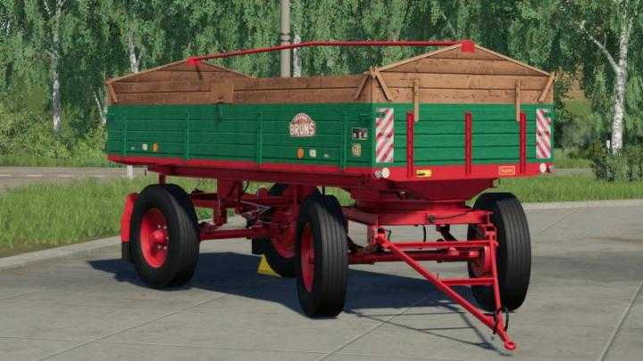 FS19 – [Fbm Team] Old 7.1T Trailer V1