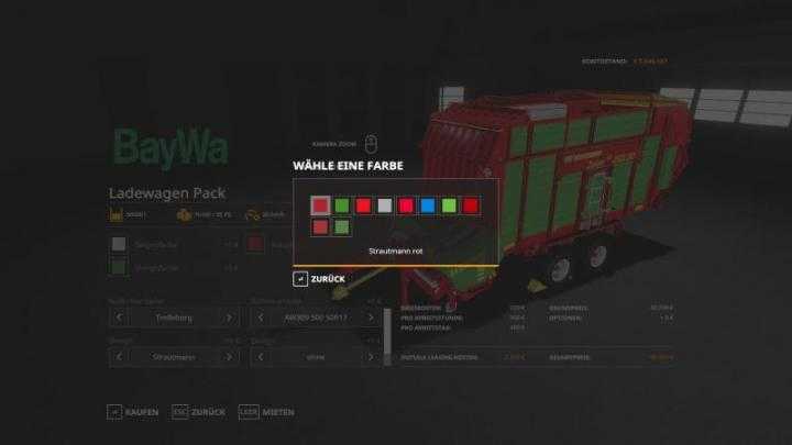 FS19 – [Fbm Team] Wagon Charge Pack V1