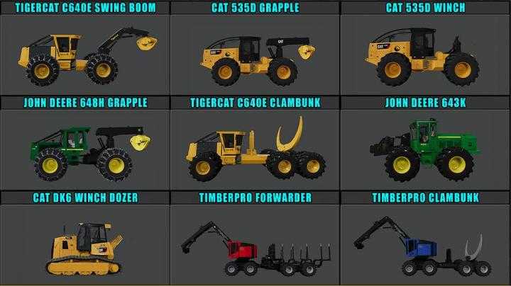 Fdr Logging Mods Pack Feb – 2021 V1.0 FS19