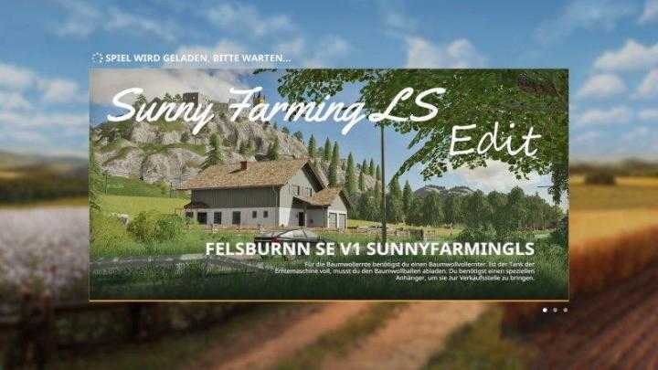 FS19 – Felsbrunn Sunnyfarmingls Edit V1