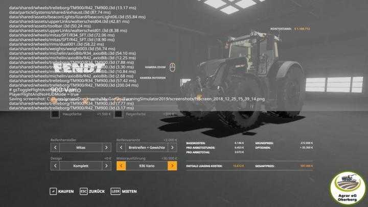 FS19 – Fendt 900 Vario Series