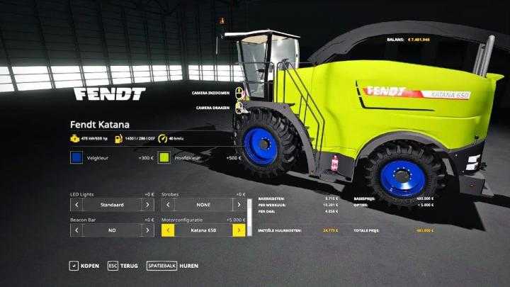 FS19 – Fendt Katana V2.5