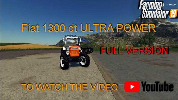 FS19 – Fiat 1300 Dt Ultra Power V1