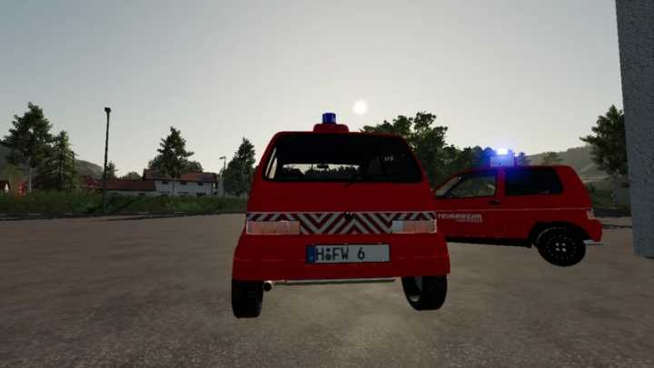 Fiat Cinquecento 1991 Fire Brigade Hanover V1.0 FS19