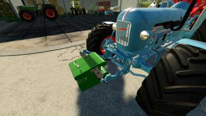 FS19 – Field Rail With Weights V1