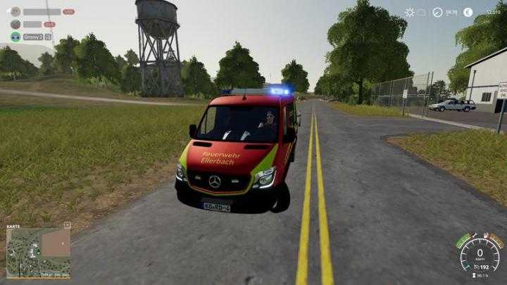 FS19 – Fire Brigade Ellerbach Sprinter V1.2