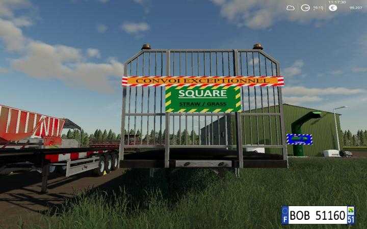 FS19 – Fliegl Flatbed Round Square Autoload V1.0.0.4