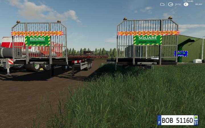 FS19 – Fliegl Flatbed Round Square Autoload V1.0.0.4