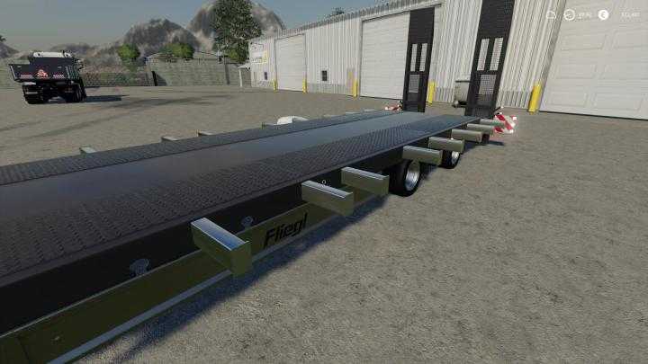 FS19 – Fliegl Lowbody With Extensions V1