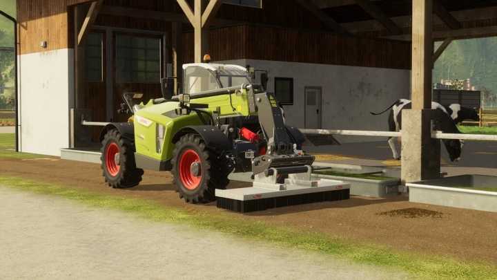 Fliegl Pallet Fork And Brush V1.0 FS19