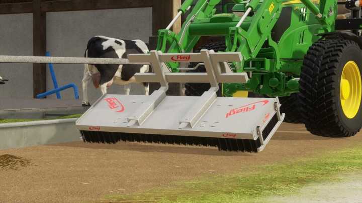 Fliegl Pallet Fork And Brush V1.0 FS19