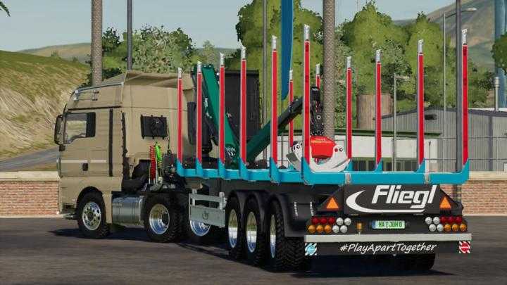 FS19 – Fliegl Timber-Runner Z-Crane Pack V1.0.1.0