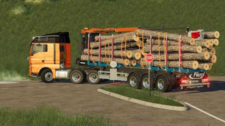 FS19 – Fliegl Timber-Runner Z-Crane Pack V1.0.1.0