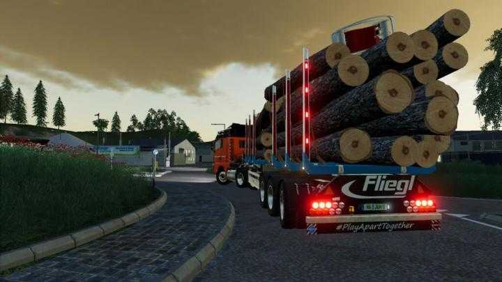 FS19 – Fliegl Timber-Runner Z-Crane Pack V1.0.1.0