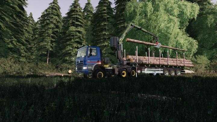 FS19 – Fliegl Timber-Runner Z-Crane Pack V1.0.1.0