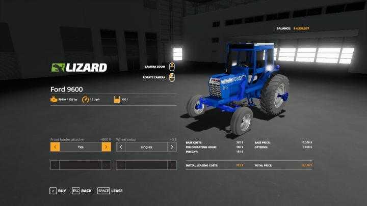 FS19 – Ford 9600 Cabbed Beta