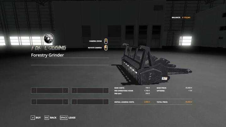 FS19 – Forestry Grinder V1