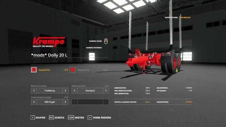 FS19 – Forst Dolly V1.1