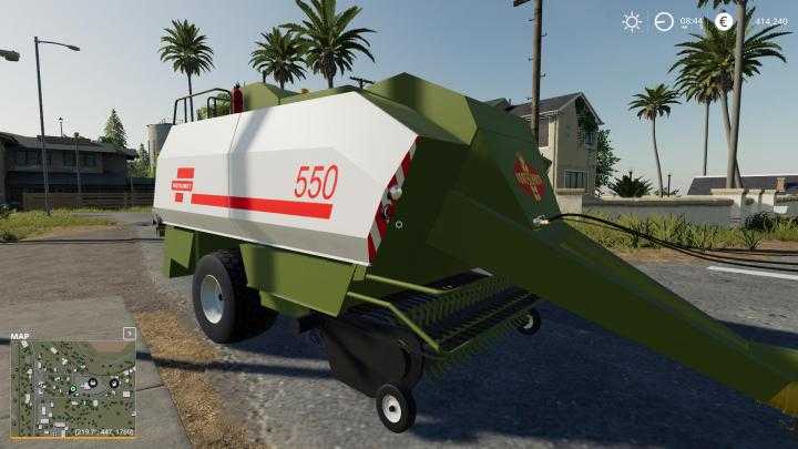 FS19 – Fortschritt K550 V1