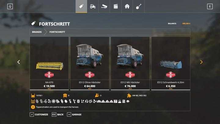 FS19 – Fortschritt Pack V1