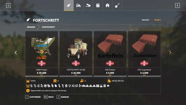 FS19 – Fortschritt Pack V1