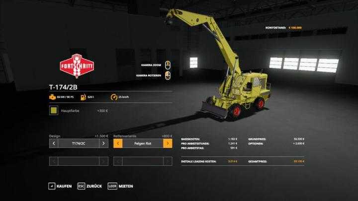 FS19 – Fortschritt T174/2 V2