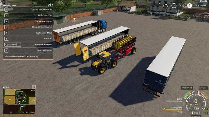 FS19 – Fruehauf Planenauflieger Mit Stapler V4.4.1