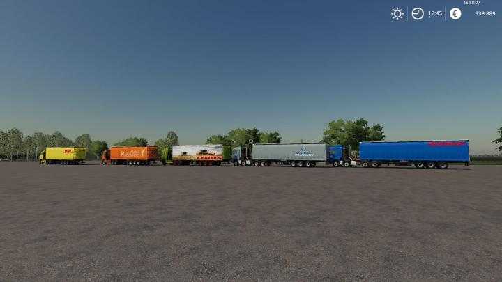 FS19 – Fruehauf Planenauflieger Mit Stapler V4.4.1