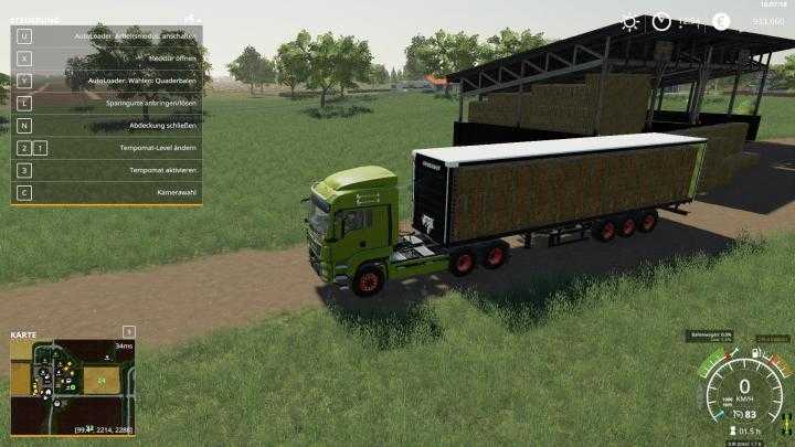 FS19 – Fruehauf Planenauflieger Mit Stapler V4.4.1