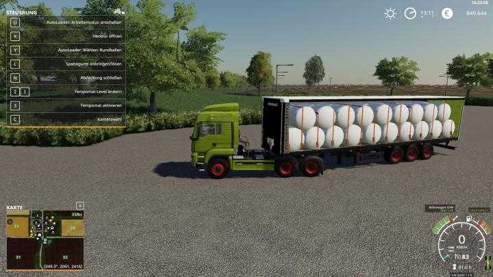 FS19 – Fruehauf Planenauflieger Mit Stapler V4.4.1