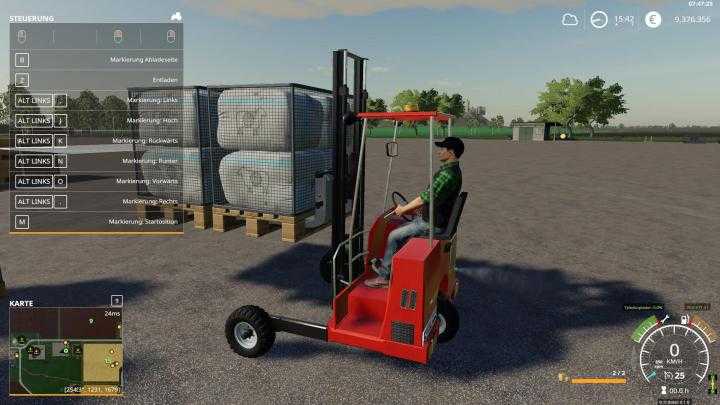 FS19 – Fruehauf Planenauflieger Mit Stapler V4.4.1