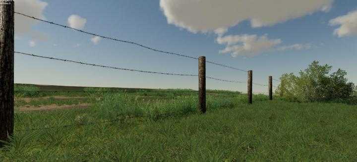 FS19 – Barbed Wire Fence Kit V1.0.0.2