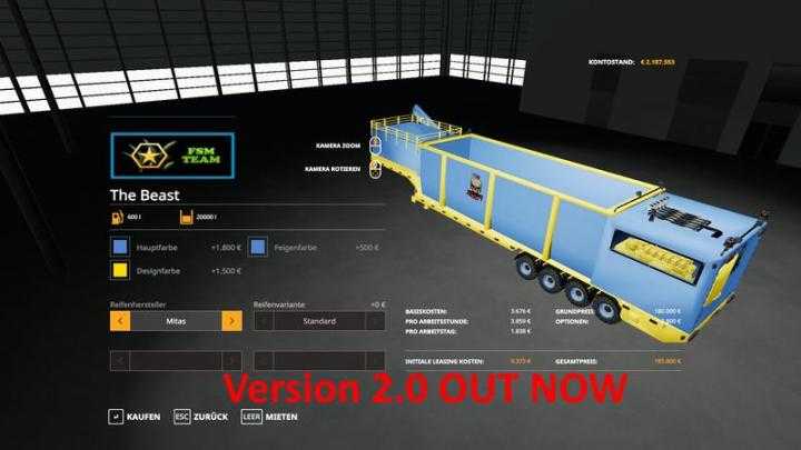 FS19 – Fsm The Beast V2.1