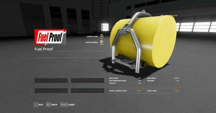 FS19 – Fuel Proof V1