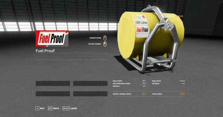 FS19 – Fuel Proof V1