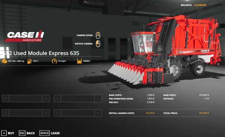 G52 Case Module Express 625 V1.0 FS19