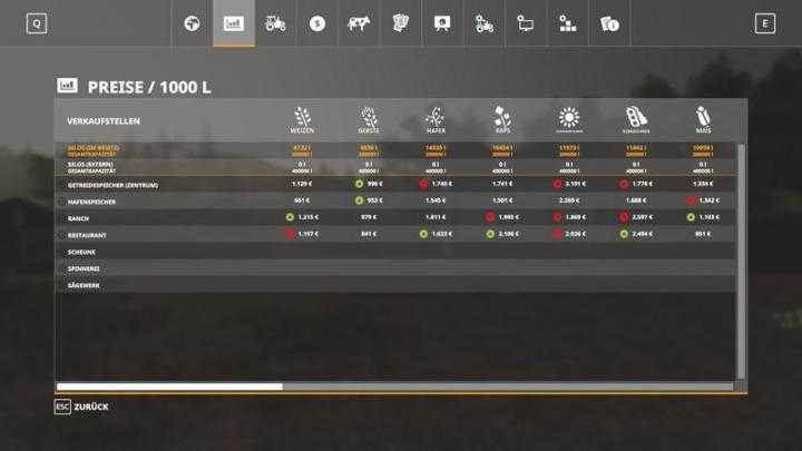 FS19 – Стандартные иконки фруктов Giants + V1 - Mody-FS.ru