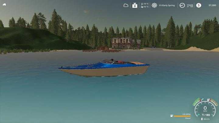 FS19 – Goldcrest Valley Marina (Boat Compatible) V2