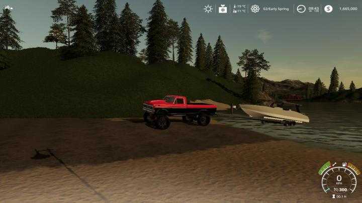 FS19 – Goldcrest Valley Marina (Boat Compatible) V2