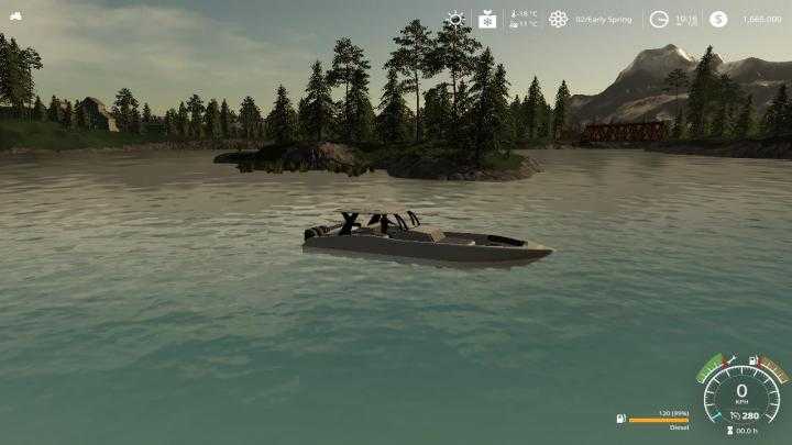 FS19 – Goldcrest Valley Marina (Boat Compatible) V2