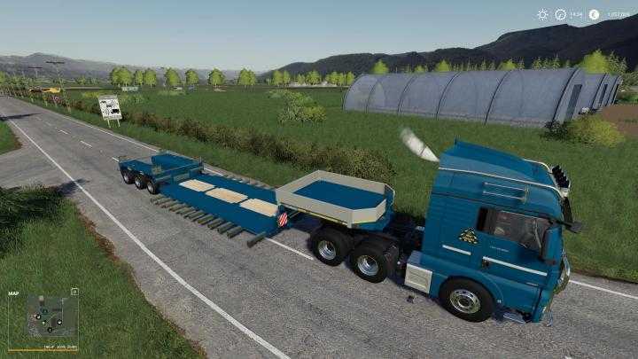 Goldhofer Low Loader With Extensions Fixed V1.1 FS19